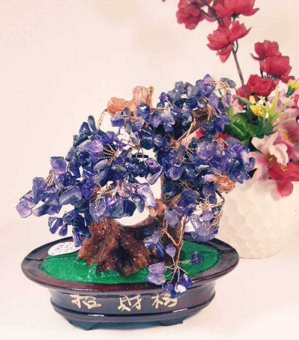 Cây tài lộc thạch anh tím M24