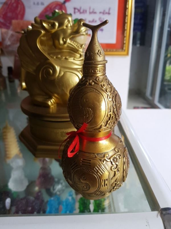 Hồ lô bát quái đồng M112