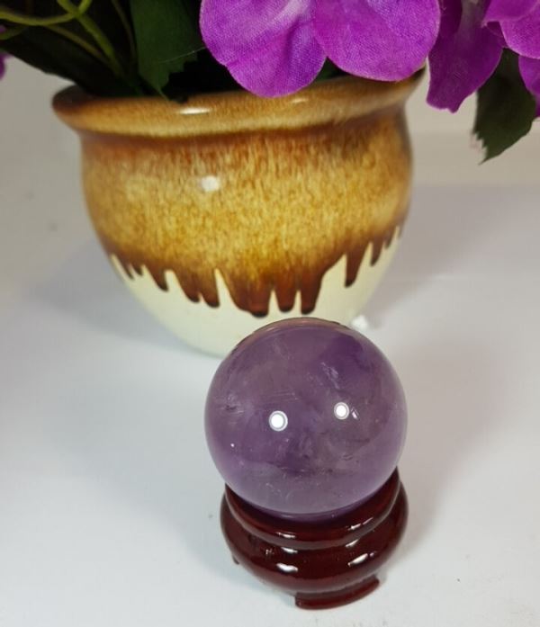 Quả cầu thạch màu tím M15