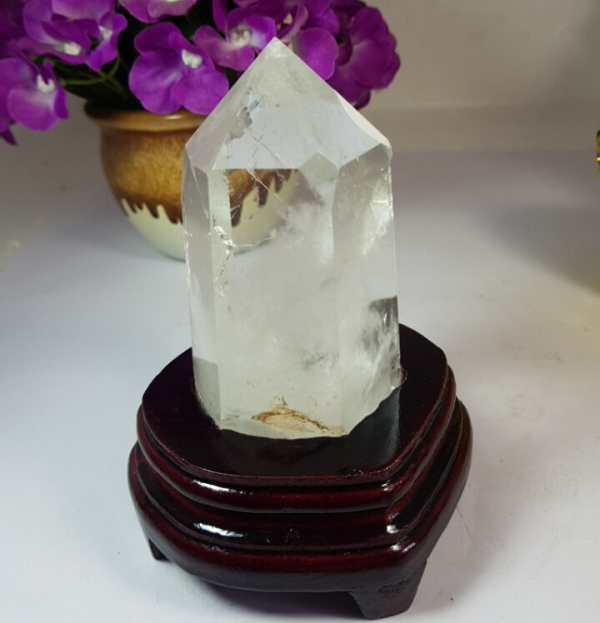 Trụ đá thạch anh trắng M86