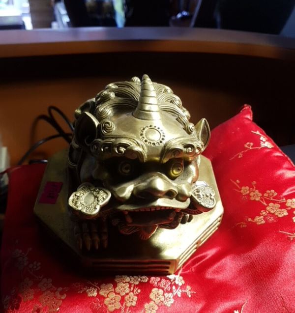 Tỳ hưu ngậm gậy như ý M148